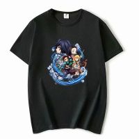 2022 Summer New Design Japanese Anime T-Shirt Tanjiro Nezuko Giyuu Demon Slayer Kimetsu no Yaiba Quick Dry Tops TeesS-5XL