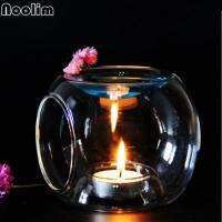 NOOLIM High Quality Glass Oil Burner Candle Aromatherapy Oil Lamp Gifts And Crafts Home Decor Aroma Furnace