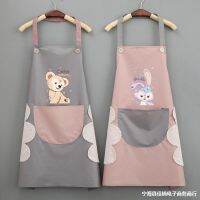 Household erasable hand cooking apron adult men and women fashion kitchen overall Japanese corset lovely