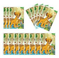 Lion King ลูกกวาดพลาสติกซิมบ้า Loot กระเป๋าถุงพลาสติกคละสีสำหรับเด็กโปรดปราน Simba Lion วันเกิดปาร์ตี้ห่อของขวัญและกระเป๋าอุปกรณ์ตกแต่ง