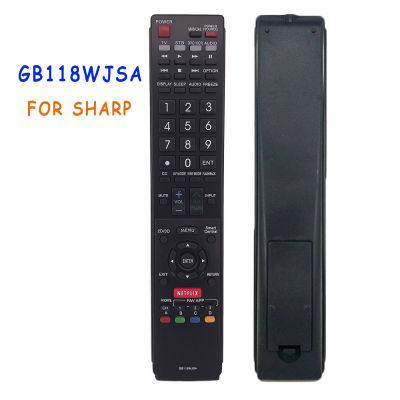 Replacement GB118WJSA Remote Control For SHARP LCD TV AQUOS TV 2D 3D NETFLIX GB005WJSA GA890WJSA GB004WJSA Remoto Fernbedienung