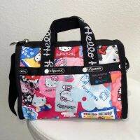 2023 Lesportsac แบรนด์ใหม่ Clearance Mini Crossbody Bag Cartoon Womens Bag Shoulder Phone Bag 3273 Small Fang Bag