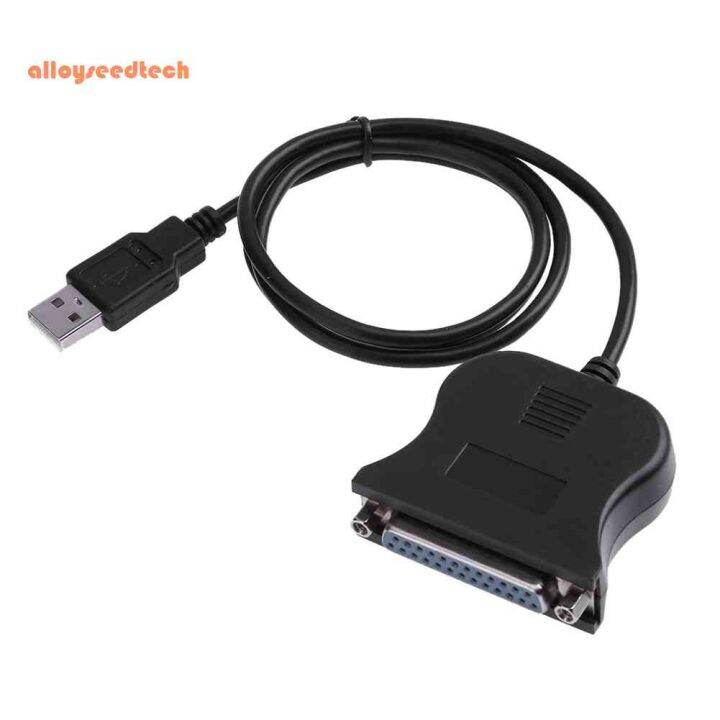 USB 2.0 Male to 25 Pin DB25 Female Parallel Port Printer Adaptor Cable
