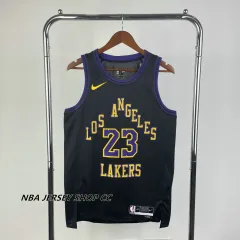 US$ 26.00 - 23-24 LAKERS REAVES #15 Black City Edition Top Quality