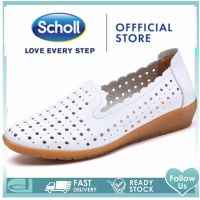 scholl สกอล์ scholl รองเท้าแตะ scholl รองเท้าแตะสกอล์ scholl รองเท้าโลฟเฟอร์ ส้นแบน สไตล์เกาหลี สําหรับผู้หญิง