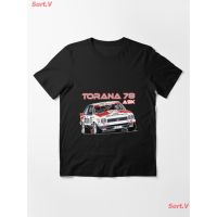 โลโก้ Holden A9X Torana, Peter Brock Design Essential T-Shirt เสื้อยืดพิมพ์ลาย เสื้อยืดโลโก้รถ  TUR4