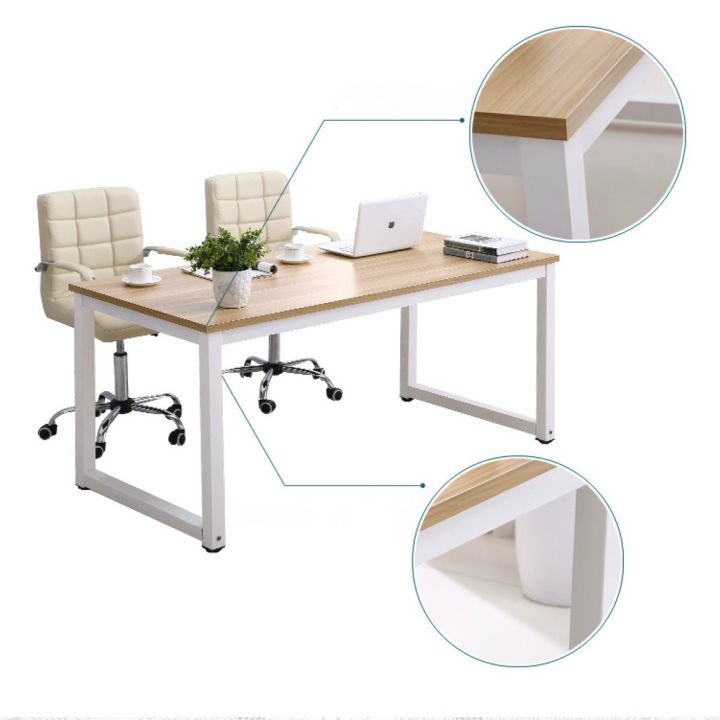โปรโมชั่น-คุ้มค่า-โต๊ะ-โต๊ะทำงานโครงเหล็กโครงเหล็ก120x60x75cm-โต๊ะวางคอมพิวเตอร์-ขอบไม้หนา-สวยงาม-ราคาสุดคุ้ม-โต๊ะ-ทำงาน-โต๊ะทำงานเหล็ก-โต๊ะทำงาน-ขาว-โต๊ะทำงาน-สีดำ
