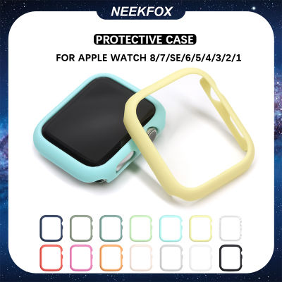 NEEKFOX กรอบด้านสำหรับนาฬิกา Apple 45มม. 41มม. 38มม. 42มม. 40มม. 44มม. กรอบเคสกันกระแทกแบบแข็งสำหรับ I Watch Series 8 7 SE 6 5 4 3 2 1อุปกรณ์ทดแทน