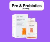 rosa prima pre&amp;probiotics gummy ขนาด 60  กัมมี่