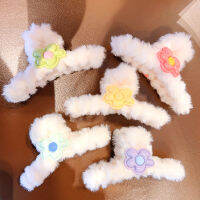 WHC เครื่องประดับขนาดใหญ่ Candy สี Plush Shark คลิปพลาสติก Plush Grip กลับคลิปผมสำหรับผู้หญิงอุปกรณ์เสริมแฟชั่นที่เรียบง่าย