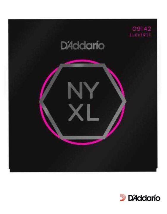 daddario-สายกีตาร์ไฟฟ้า-เบอร์-9-แบบนิกเกิล-ซีรีย์-nyxl-ของแท้-100-รุ่น-nyxl0942-super-light-09-42-made-in-usa