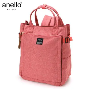 Anello Limited Edition British Style Plaid Pattern 2 Way Shoulder Tote Bag