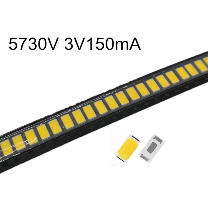 100pieces-high-brightness-smd-led-2835-1w-135lm-white-3v-6v-9v-18v-36v-150ma-100ma-30ma-60ma-350ma-bright-light-electrical-circuitry-parts