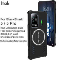 สำหรับ เคสXiaomi Black Shark 5 Pro/Black Shark 5 For Black Shark 4 Pro IMAK กระจายความร้อนฮาร์ดกรณีไม่มีกรอบรุ่นสี่มุมป้องกันโทรศัพท์ปก