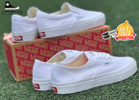 ❗️ส่งของทุกวัน❗️ รองเท้าVans Authentic True White - สีขาว size:36-44 พร้อมกล่อง สินค้าพร้อมส่ง มีเก็บปลายทาง Made in Vietnam รองเท้าผ้าใบ รองเท้าลำลอง รองเท้าสเก็ตบอร์ด