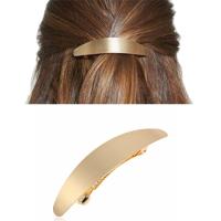 【YF】❐♘  Matte Hair Barrette Metal Hairpin Barrettes Ponytail Holder Styling Accessories