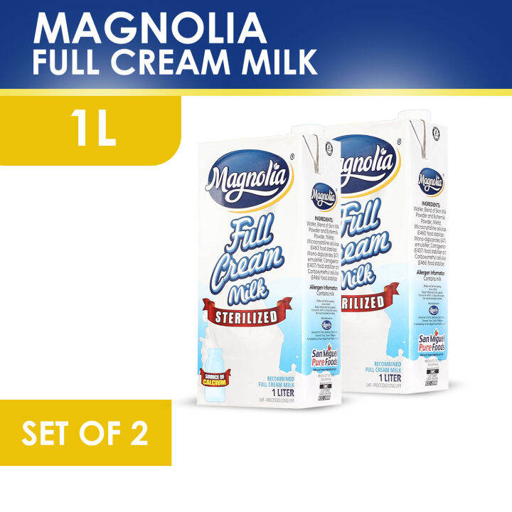 Magnolia Full Cream Milk (1L) Set of 2 Lazada PH