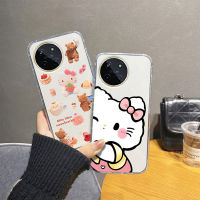 เคสRealme 11 11x 5g Realme11 nfc 4g 2023ลายการ์ตูนน่ารักใหม่หมีคิตตี้ซิลิโคนใสนิ่มเคสโทรศัพท์ OPPO Realme 11x 11 5gเคสสำหรับเด็กผู้หญิง