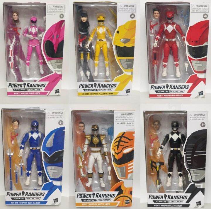 Hasbro Power Rangers Lightning Collection Mighty Morphin Red Ranger ...