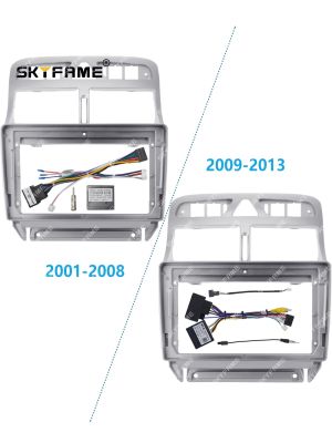 SKYFAME Car Frame Fascia Adapter Canbus Box Decoder For Peugeot 307 307CC 307SW 2002-2013 Android Radio Dash Fitting Panel Kit