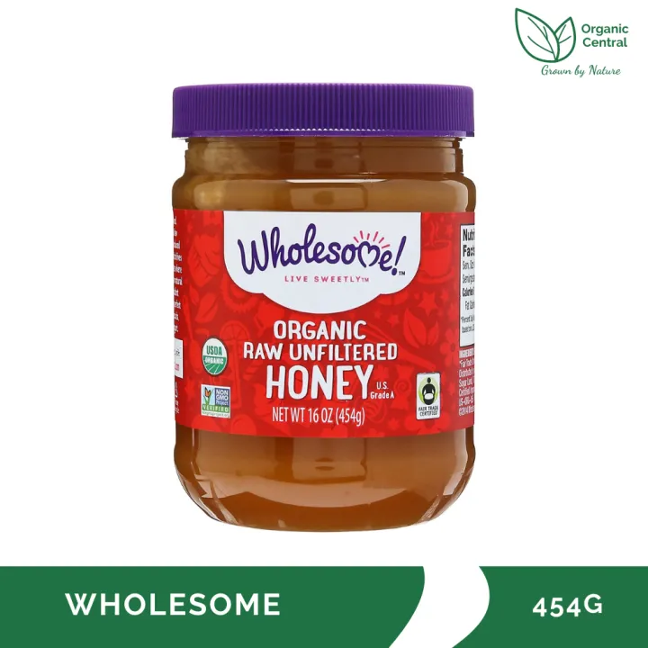 Wholesome Organic Raw Unfiltered Honey 454g Lazada Ph