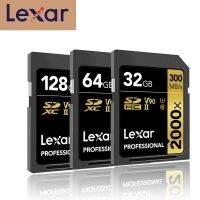 ต้นฉบับ Lexar SD X8 32กิกะไบต์/64กิกะไบต์/128กิกะไบต์2000x 300กิกะไบต์/วินาที Sdhc/sdxc UHS-II คีบ10กิกะไบต์3d 4กิกะไบต์ Slr