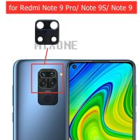 2ชิ้นสำหรับ Xiaomi Redmi Note 9S/Note 9/ Note 9 Pro เลนส์กระจกกล้องถ่ายรูปหลังกระจกกล้องมองหลังอะไหล่ซ่อมใช้แทนกาว