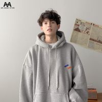 MJ Hoodie พิมพ์เสื้อขนแกะ Streetwear ผู้ชาย Hip Hop Hoodie Casual Pullover Hooded ชาย Tops