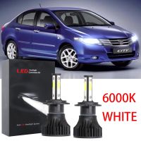 ชุดหลอดไฟหน้าฮาโลเจน LED 6000K 2012 6000K แบบเปลี่ยน สําหรับ Honda City TMO 2010-2013 รับประกัน 10 เดือน