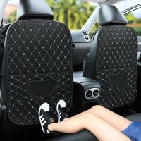 2 PCS PU Car Seat Back Cover Protector for Kids Children Anti Kick Pad Waterproof Car Seat Protector Car Accessories Interiors