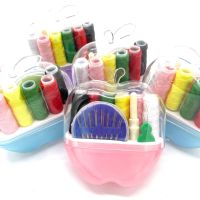 ℡❡❖ Portable Household Needle And Thread Sewing Tools Multifunctional Kit With Case