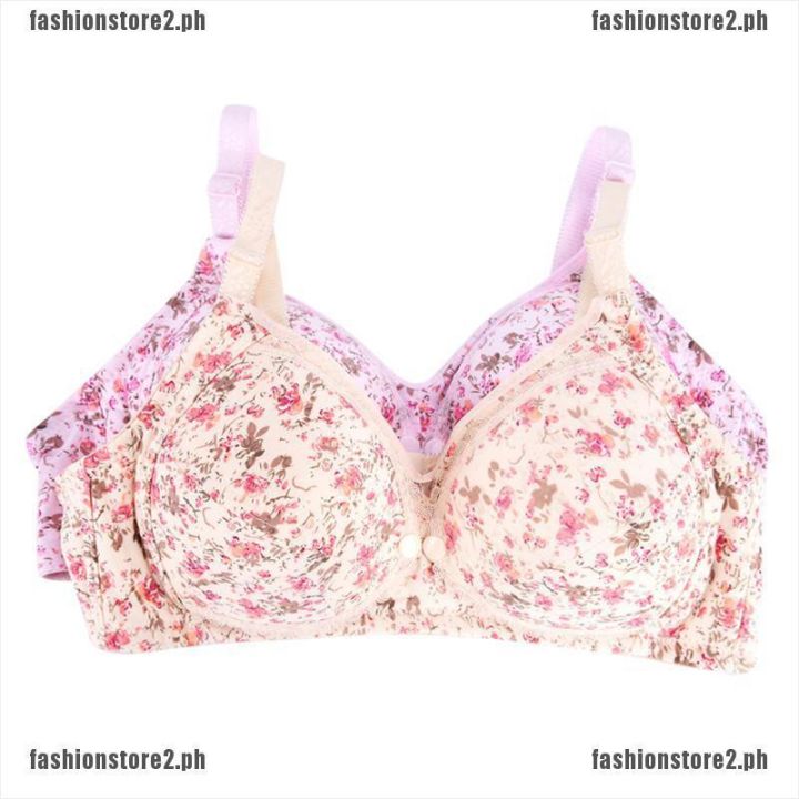 Breast Feeding Nursing Bra Flower