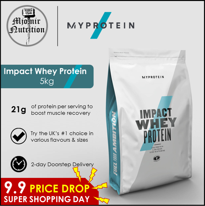 5kg Impact Whey Protein Powder MyProtein Lazada Singapore