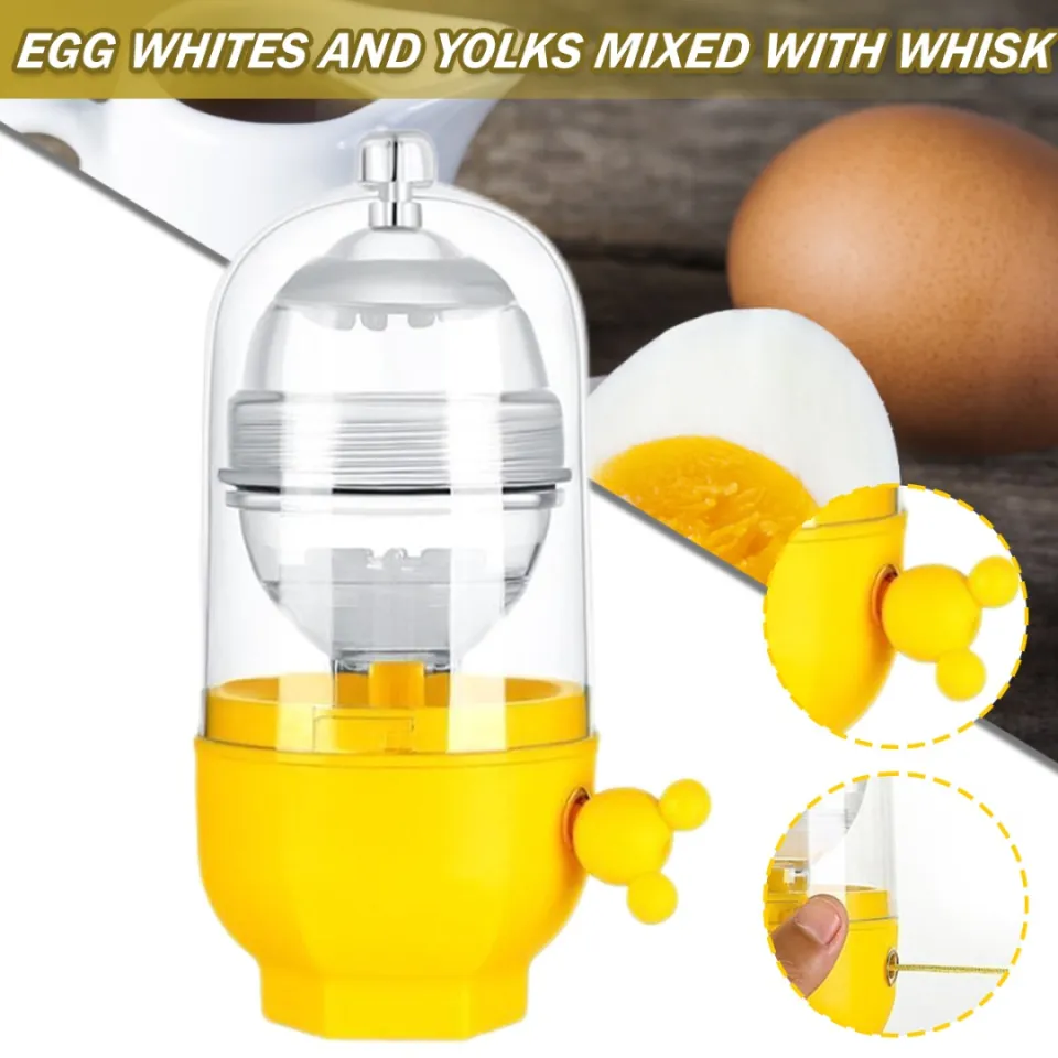 Bestoso Manual Egg Yolk Mixer Egg Homogenizer Golden Egg Maker Egg Spinner  Egg Scrambler