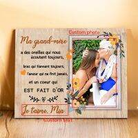 ✑ To My Mom Personalized Wooden Picture Frame For Maman Mamie Grandmother Customized Photo Mother 39;s Day Gifts from Daughter Son