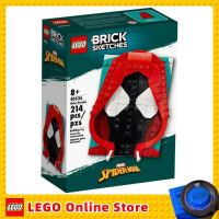 LEGO-Croquis de briques Marvel, Miles Morales, kit de construction, coffrets cadeaux, 40536 pièces, 214