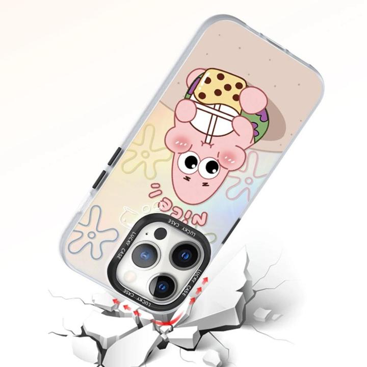 สำหรับ-iphone-spongebob-squarepants-เคสโทรศัพท์ซิลิโคน-ป้องกันการชนกัน-for-iphone-เคสมือถือ-14-pro-max-13-pro-max-12-11-pro-11-xs-max-xr-x-8-7-plus-เคสโทรศัพท์