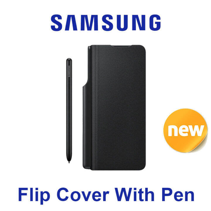 Samsung Korea EF-FF92P Galaxy Z Fold 3 5G Filp Cover with S Pen Coating ...