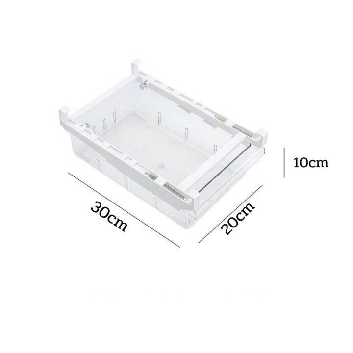 กล่องลิ้นชักเก็บของในตู้เย็น-อเนกประสงค์-สีโปร่งใส-สําหรับเก็บไข่-ผลไม้-พร้อมส่ง-xln0782