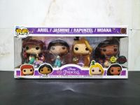 4 pack Funko Pop Disney Princess - Ariel , Jasmine , Rapunzel , Moana [ตัว Moana เรืองแสง] (กล่องมีตำหนิ)
