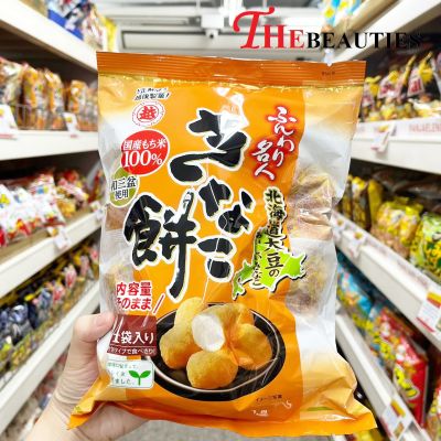❤️พร้อมส่ง❤️   Echigo SEIKA Funwari MEIJIN KINAKO   75g.  🥓   🇯🇵  ขนมญี่ปุ่น 🇯🇵   โมจิกรอบ ขนมโมจิอบกรอบรสคินาโกะ   สินค้านำเข้าจากญี่ปุ่น 🔥🔥🔥