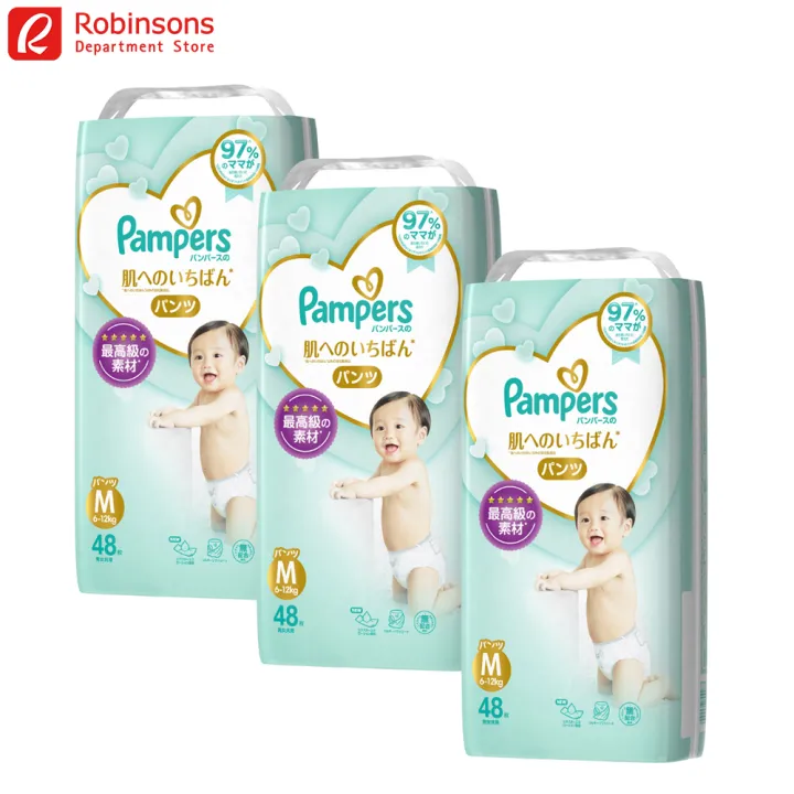 Pampers Premium Care Pants Super Jumbo M 48x3 | Lazada PH