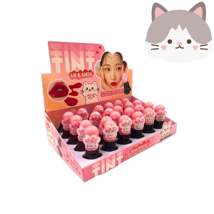 kiss-beauty-lip-amp-cheek-ลิปทิน-ที่มีถึง-6เชทสี-6สไตล์-ทาลิมฝีปาก-เพิ่มความสวย-เพิ่มความแซ่บ-ให้ปากดูสวย-เงางาม-มันวาว