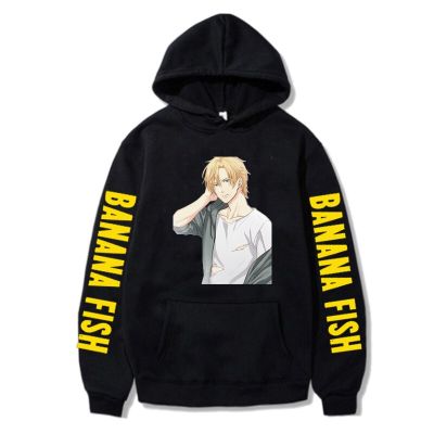 Banana Fish Anime Cool Style Men Women Casual Pullover Hoodie Fashion Boys Funny Streetshirt Tops Plus Size Size Xxs-4Xl