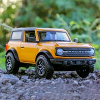 รถของเล่นลุยบร็อนโก Badlands 1:24 2021 Suv โมเดลรถอัลลอย Diecasts รถของเล่นคอลเลกชันรถยนต์ของขวัญวันเกิดเด็กชายของเล่น