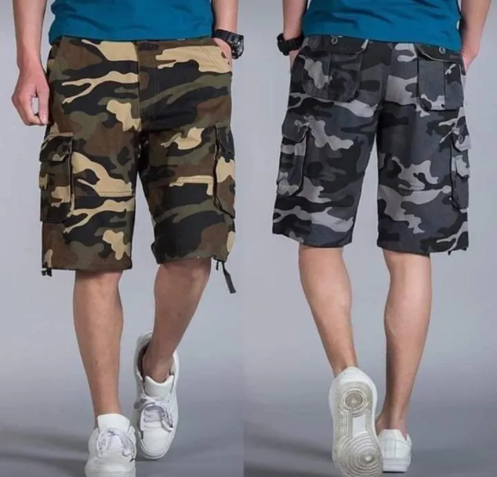 6 pocket shorts camouflage