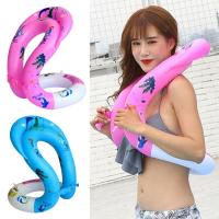 ✒☂✑ Swimming Vest Adjustable Safety Buckle Dual Airbags Pool Floats Swimming Ring Thickened Kids Inflatable Swimming Jacket Vest