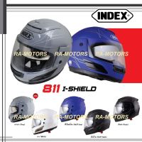 หมวกกันน๊อค INDEX รุ่น 811 ishield มี 5 สีให้เลือก แว่น 2 ชั้น ไซส์ L 59-60 CM. หมวกกันน็อค ผ่านมาตรฐาน มอก.