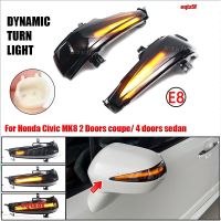 หลอดไฟ LED ตัวชี้กระจกด้านข้างสัญญาณไฟเลี้ยวแบบไดนามิกไฟกระพริบสำหรับ HONDA CIVIC 2006-2011 Sedan FA 1 2 3 FD 4 5 Eqtz5f