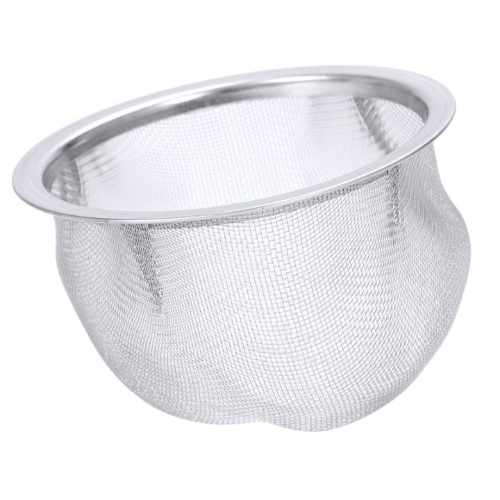 2-pcs-stainless-steel-drainer-mesh-tea-strainer-teapot-filter-silver